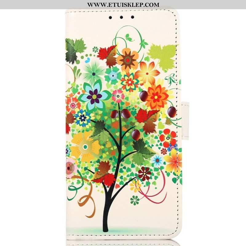 Etui Folio do Sony Xperia 5 IV Kwitnące Drzewo